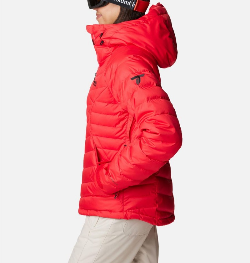 Red Columbia Roaring Fork Women's Puffer Jacket | 41037HPSE