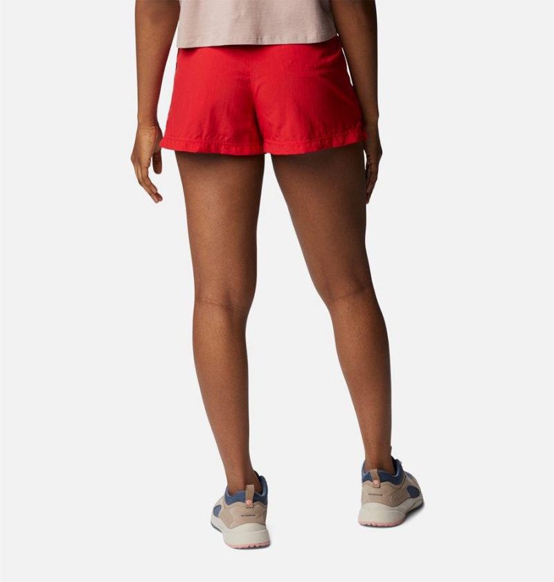 Red Columbia Sandy River Women's Shorts | 65890IJMB