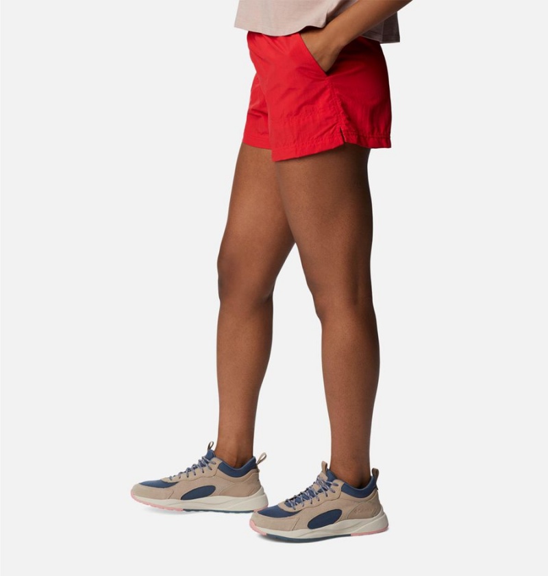 Red Columbia Sandy River Women's Shorts | 65890IJMB