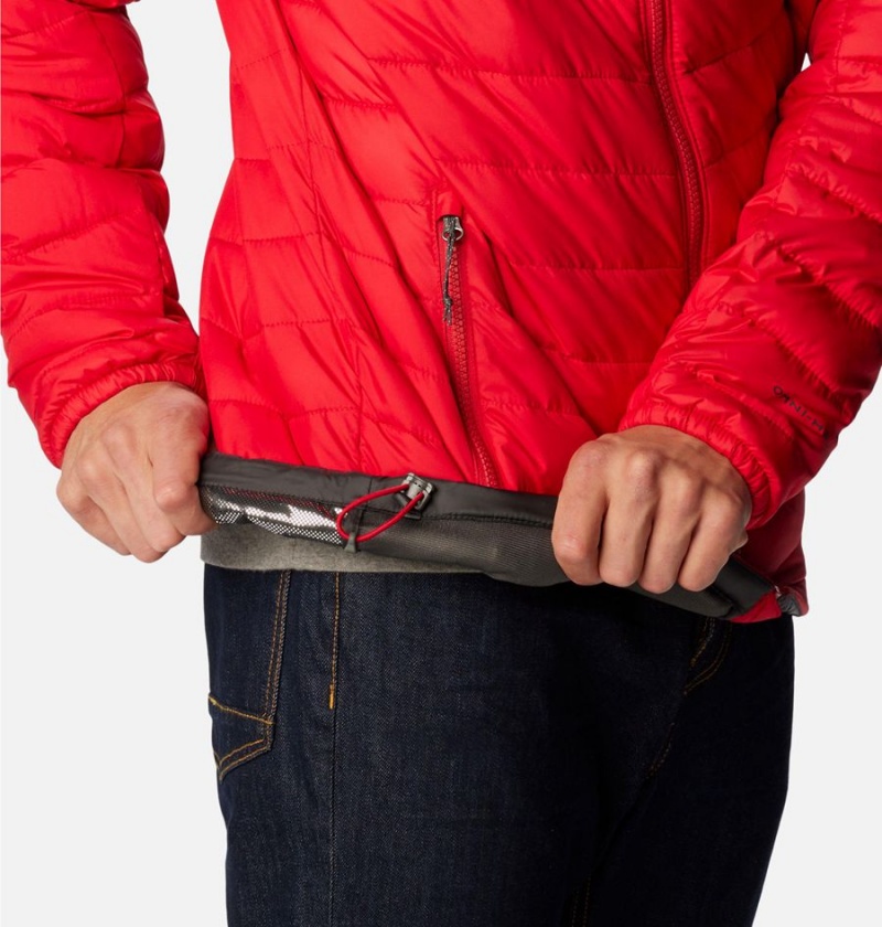 Red Columbia Slope Edge Insulated Men's Puffer Jacket | 87649VXSF