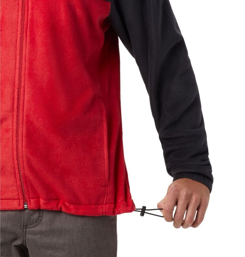 Red Columbia Steens Mountain 2.0 Full Zip Men's Fleece Jacket | 72946HAFG