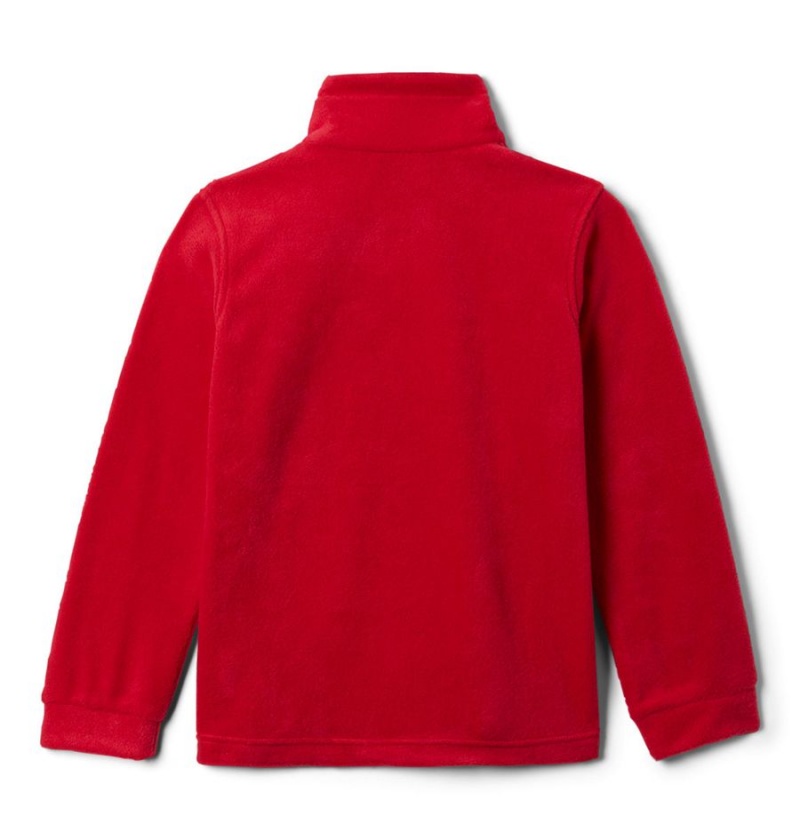 Red Columbia Steens Mountain II Fleece Kids' Jacket | 42798OYDG