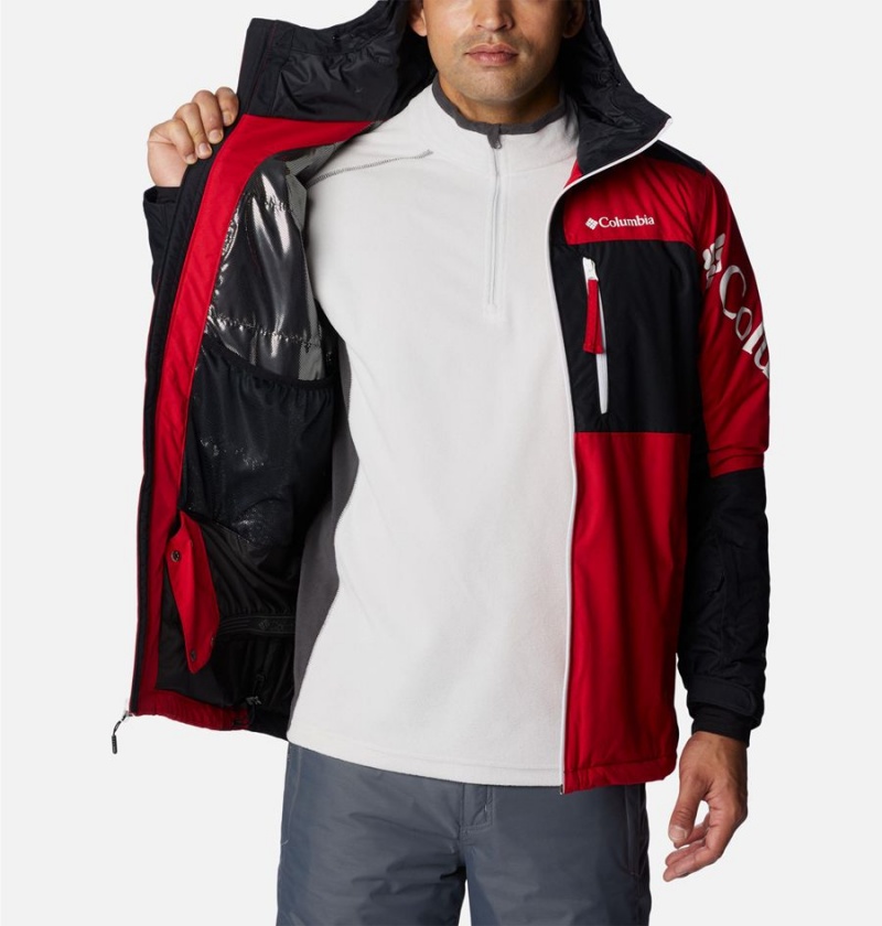 Red Columbia Timberturner II Men's Ski Jacket | 65089NKVX