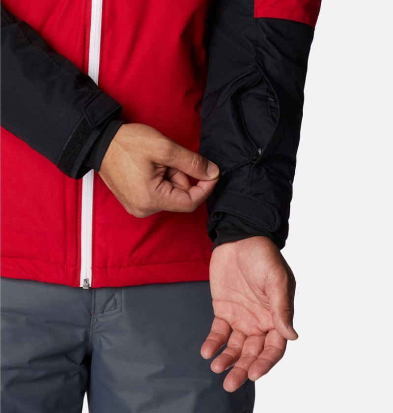 Red Columbia Timberturner II Men's Ski Jacket | 65089NKVX