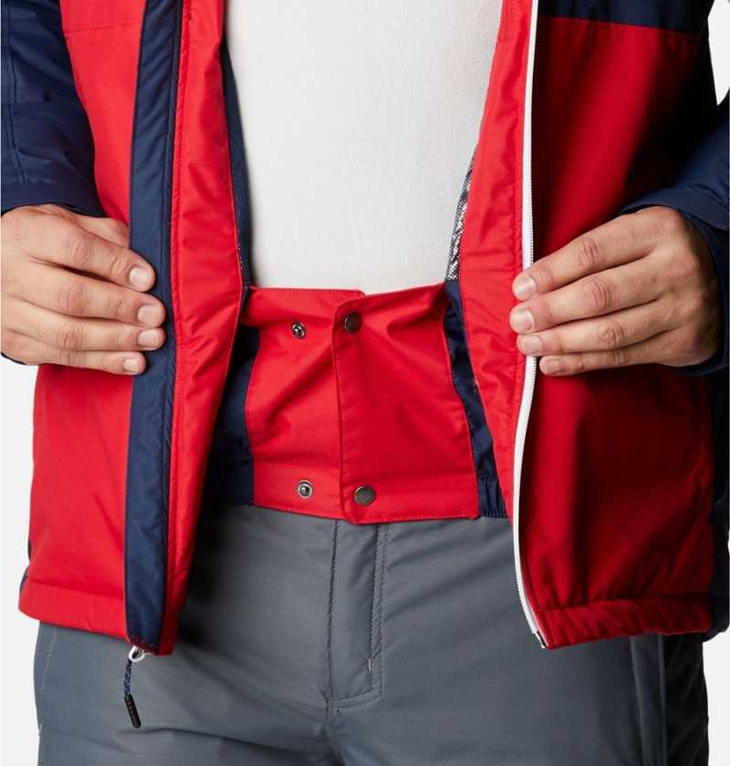 Red Columbia Timberturner II Men's Ski Jacket | 43950QMJY