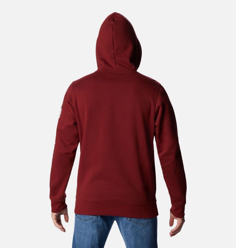 Red Columbia Trek Men's Hoodie | 09328JLFE