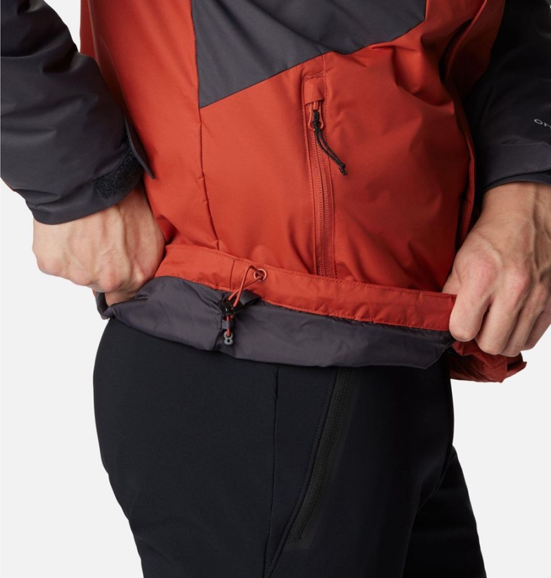 Red Columbia Tunnel Falls Interchange Men's 3 In 1 Jackets | 96158NIJH