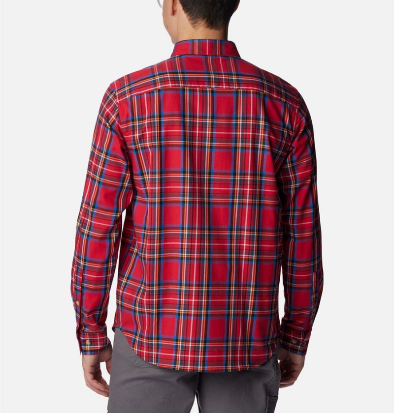 Red Columbia Vapor Ridge III Long Sleeve Men's Shirt | 49072YRZS