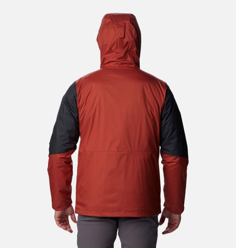 Red Columbia Wallowa Park Interchange Men's 3 In 1 Jackets | 47628QIRC