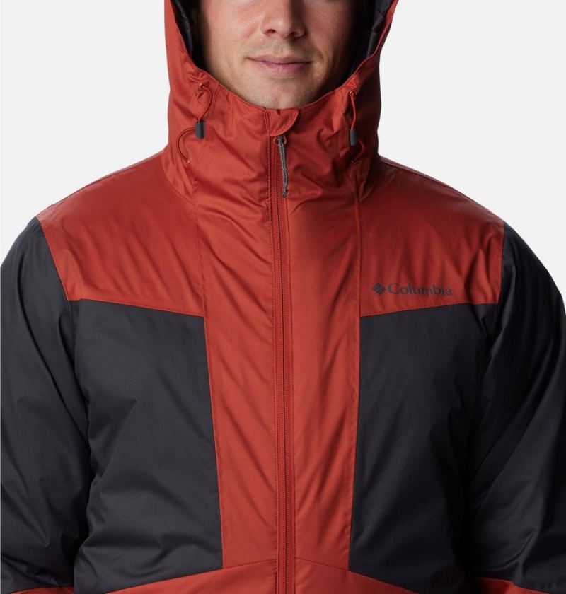 Red Columbia Wallowa Park Interchange Men's 3 In 1 Jackets | 47628QIRC