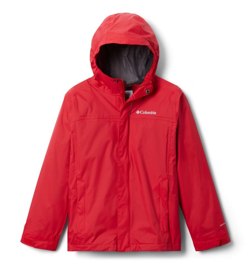 Red Columbia Watertight II Kids\' Jacket | 57804AUKJ