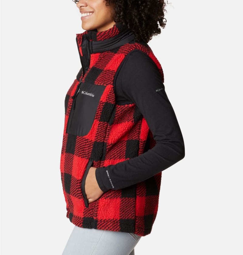 Red Columbia West Bend Women's Vest | 95736JCIM