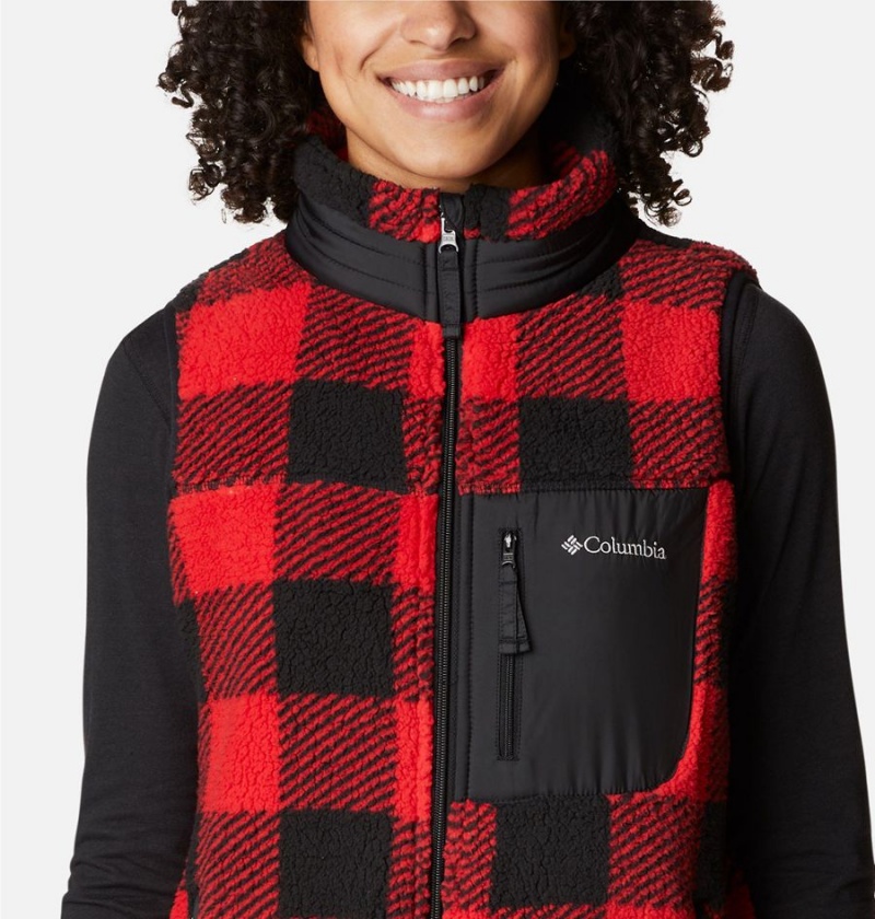 Red Columbia West Bend Women's Vest | 95736JCIM