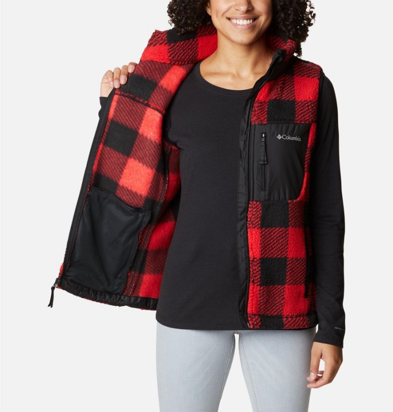 Red Columbia West Bend Women's Vest | 95736JCIM