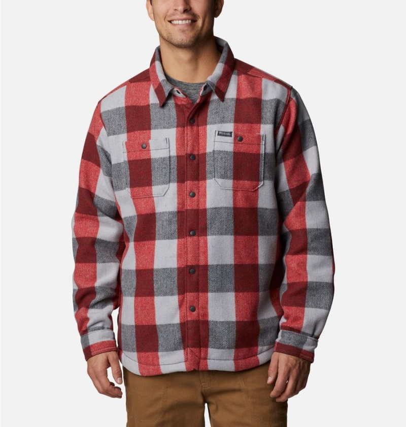 Red Columbia Windward II Jacket Men's Shirt | 42367IFKU