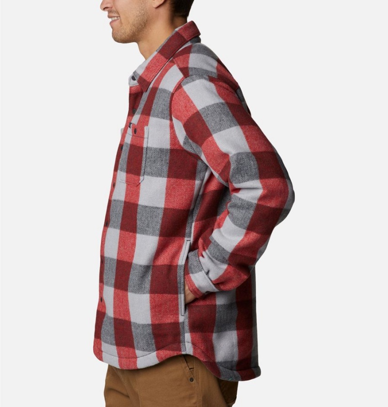 Red Columbia Windward II Jacket Men's Shirt | 42367IFKU