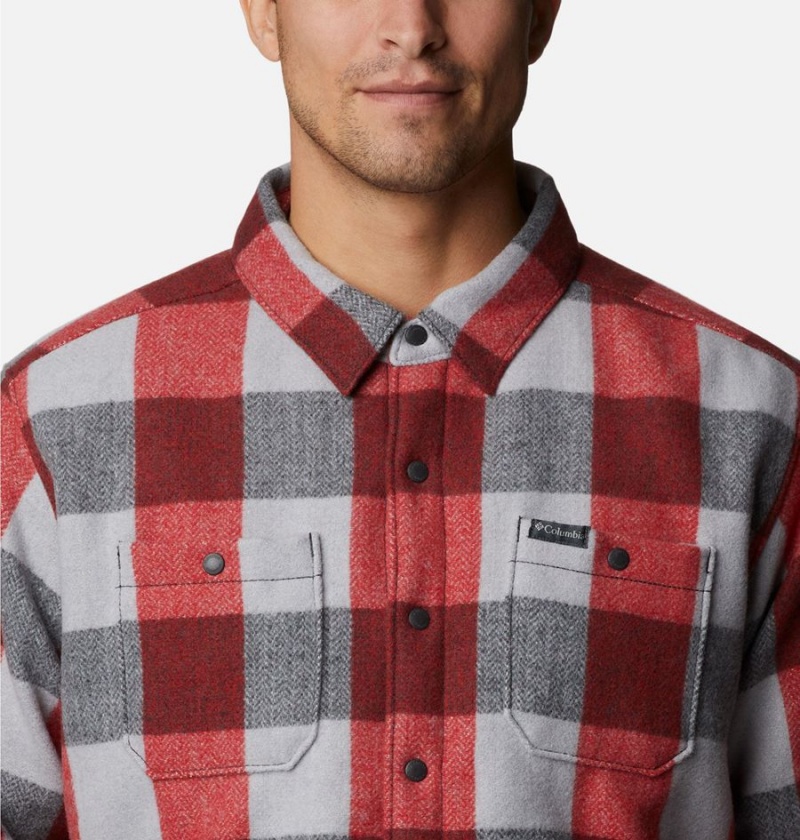 Red Columbia Windward II Jacket Men's Shirt | 42367IFKU