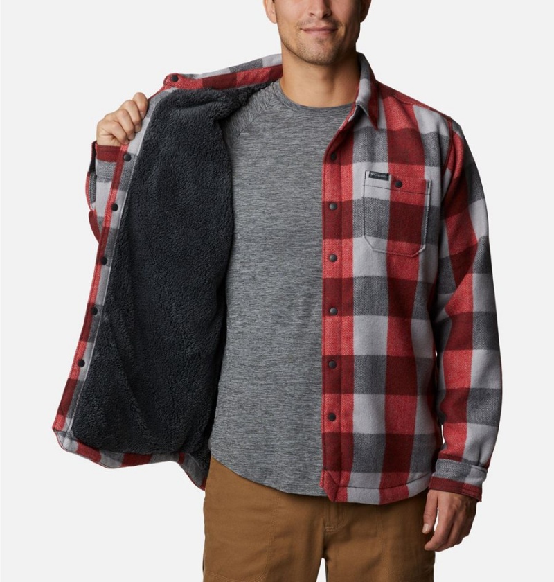 Red Columbia Windward II Jacket Men's Shirt | 42367IFKU