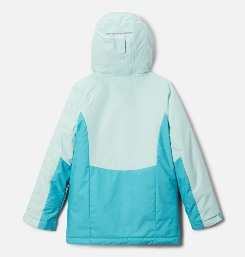 Turquoise Columbia Alpine Action II Kids' Jacket | 43657ZEBL