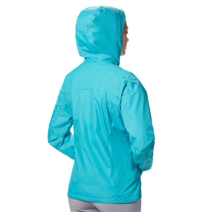 Turquoise Columbia Arcadia II Women's Rain Jacket | 29673NFGC