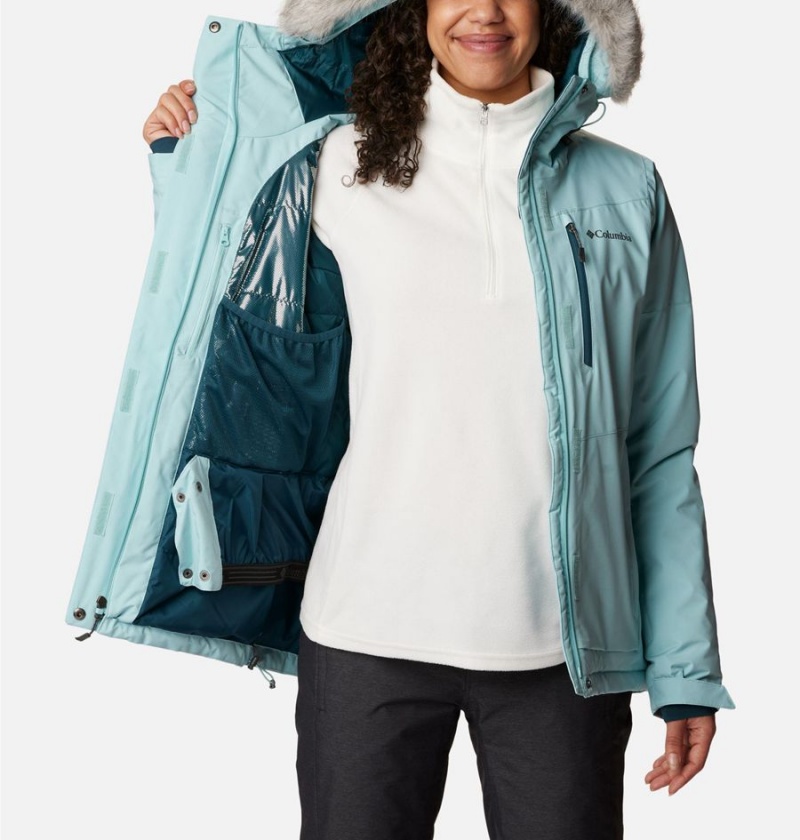 Turquoise Columbia Ava Alpine Insulated Women's Ski Jacket | 06329ZEHW