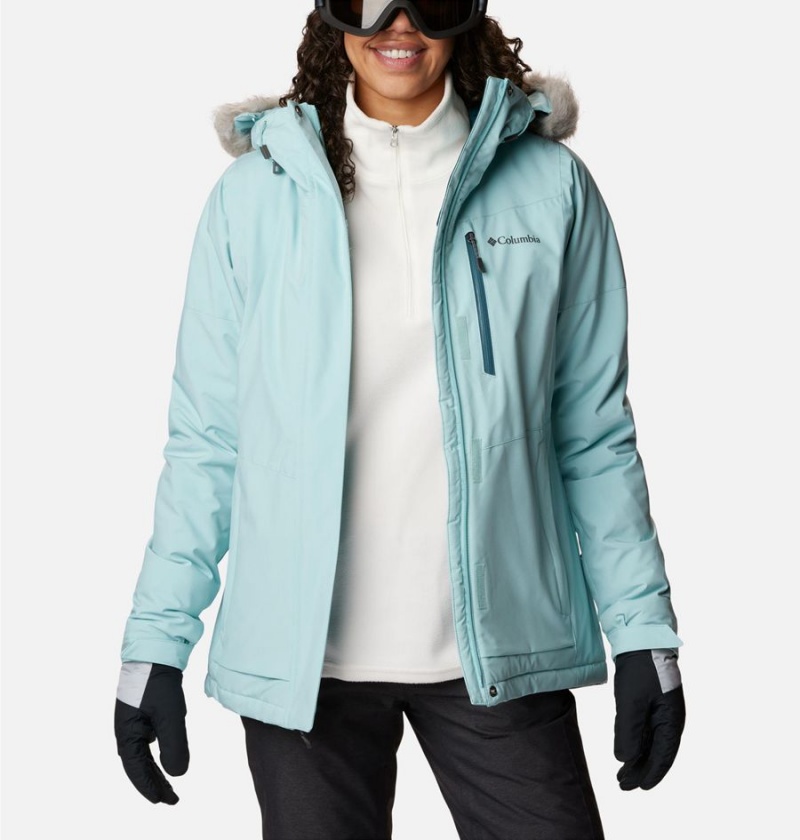 Turquoise Columbia Ava Alpine Insulated Women's Ski Jacket | 06329ZEHW