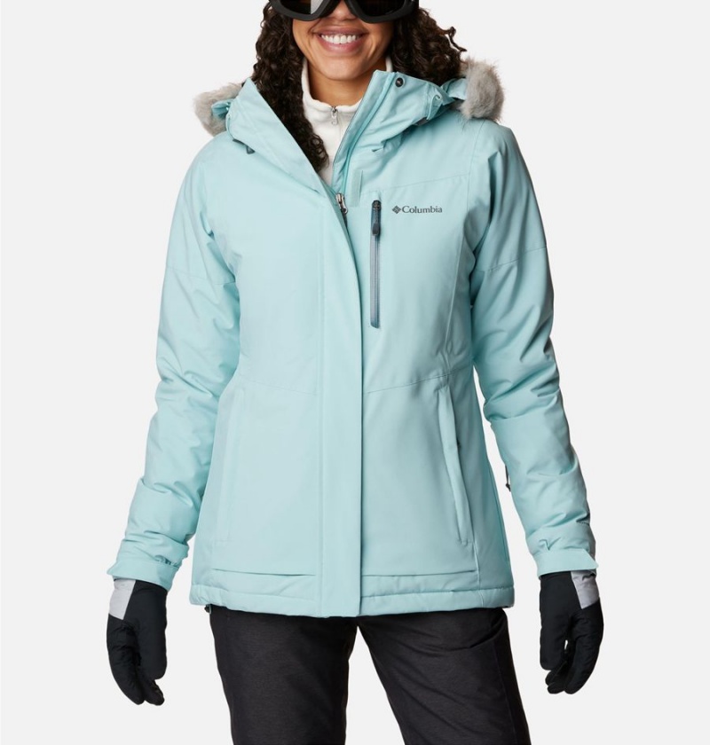 Turquoise Columbia Ava Alpine Insulated Women\'s Ski Jacket | 06329ZEHW