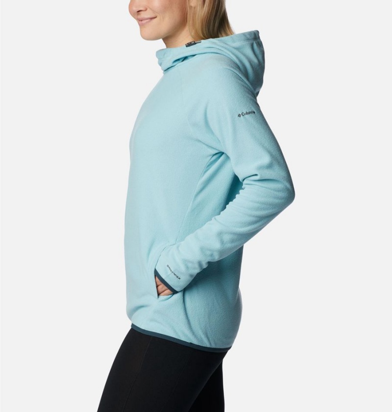 Turquoise Columbia Back Beauty Pullover Women's Hoodie | 69208DVOI