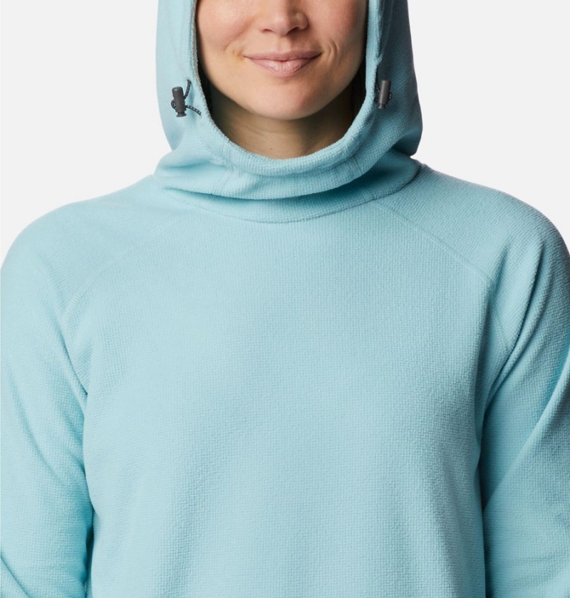 Turquoise Columbia Back Beauty Pullover Women's Hoodie | 69208DVOI