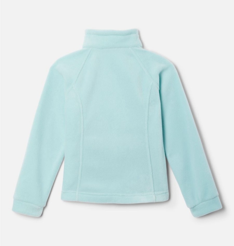 Turquoise Columbia Benton Springs Fleece Kids' Jacket | 92548IKRS