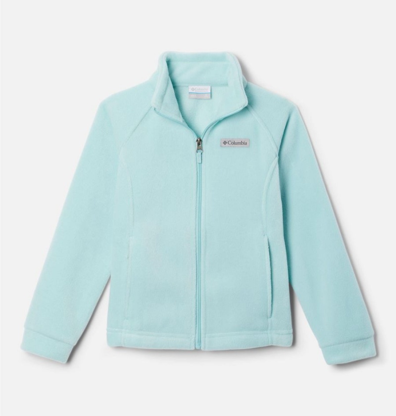 Turquoise Columbia Benton Springs Fleece Kids\' Jacket | 92548IKRS