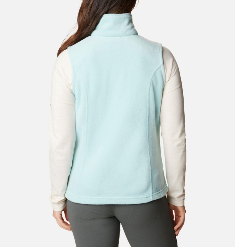 Turquoise Columbia Benton Springs Fleece Women's Vest | 86215EJOA