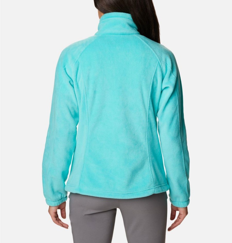 Turquoise Columbia Benton Springs Full Zip Women's Fleece Jacket | 89275HRBN