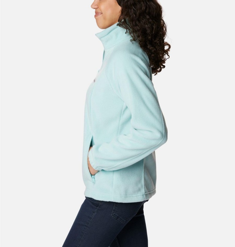 Turquoise Columbia Benton Springs Full Zip Women's Fleece Jacket | 63019NHWR