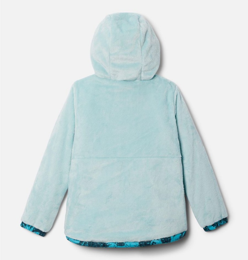 Turquoise Columbia Big Fir Reversible Kids' Jacket | 50381NZDE