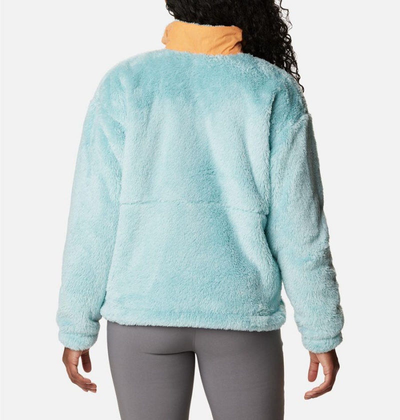 Turquoise Columbia Boundless Discovery Full Zip Sherpa Women's Fleece Jacket | 27834KODA