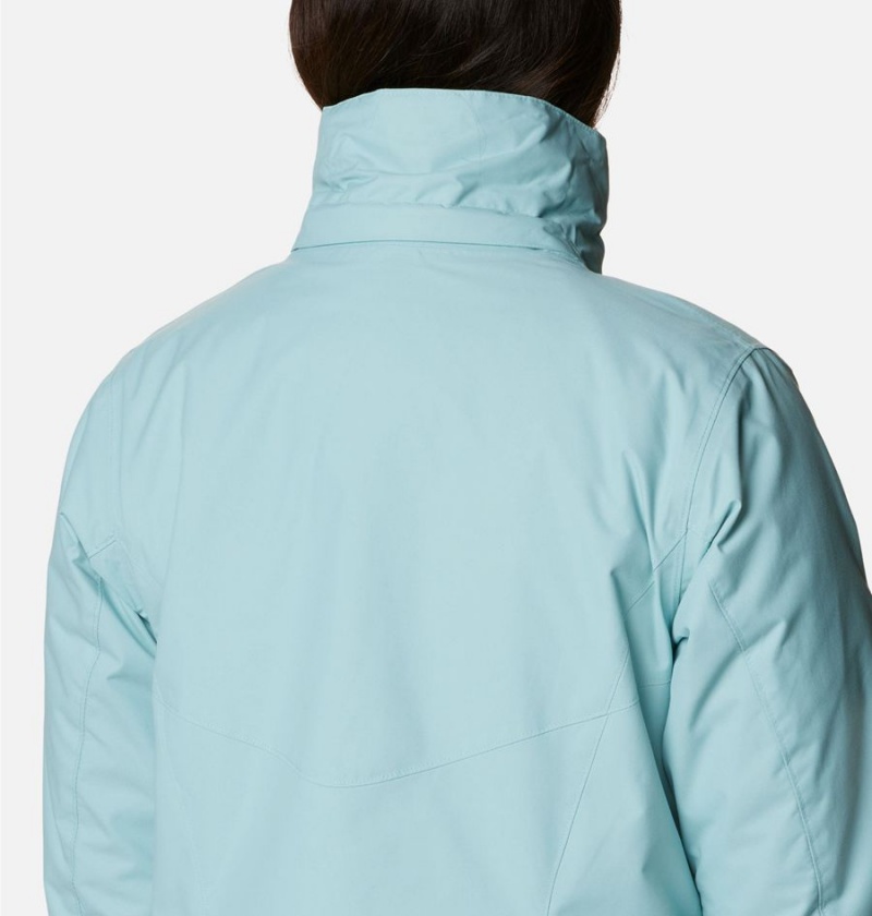 Turquoise Columbia Bugaboo II Fleece Interchange Women's Ski Jacket | 69712HBXK