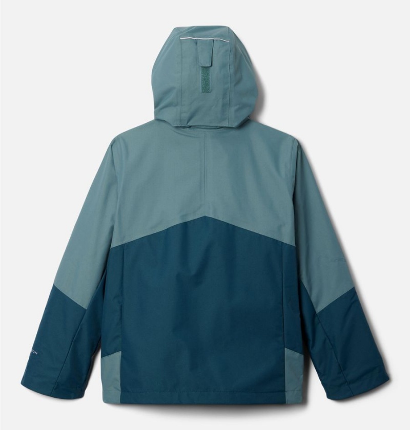 Turquoise Columbia Bugaboo II Fleece Interchange Kids' Jacket | 97145DXFZ