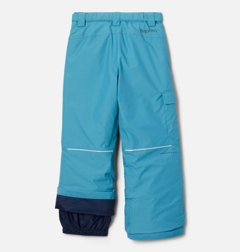 Turquoise Columbia Bugaboo II Insulated Ski Kids' Pants | 62971ERHY