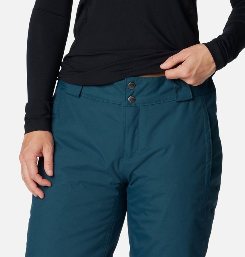 Turquoise Columbia Bugaboo Omni Heat Insulated Ski Women's Pants | 67039ZPBY