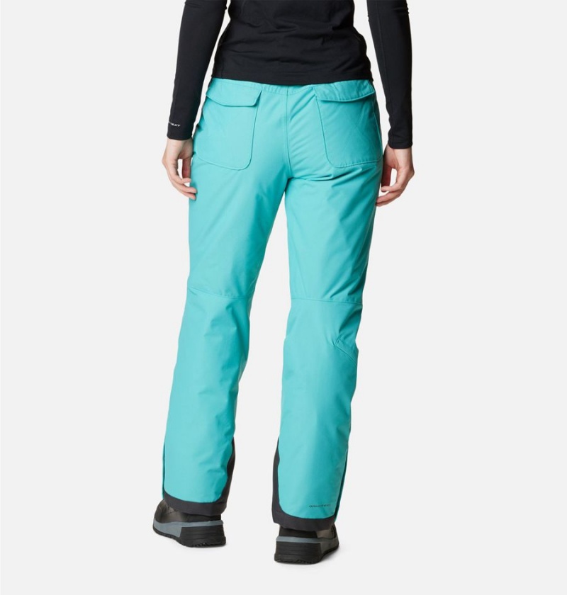 Turquoise Columbia Bugaboo Omni Heat Insulated Ski Women's Pants | 47503NYMI