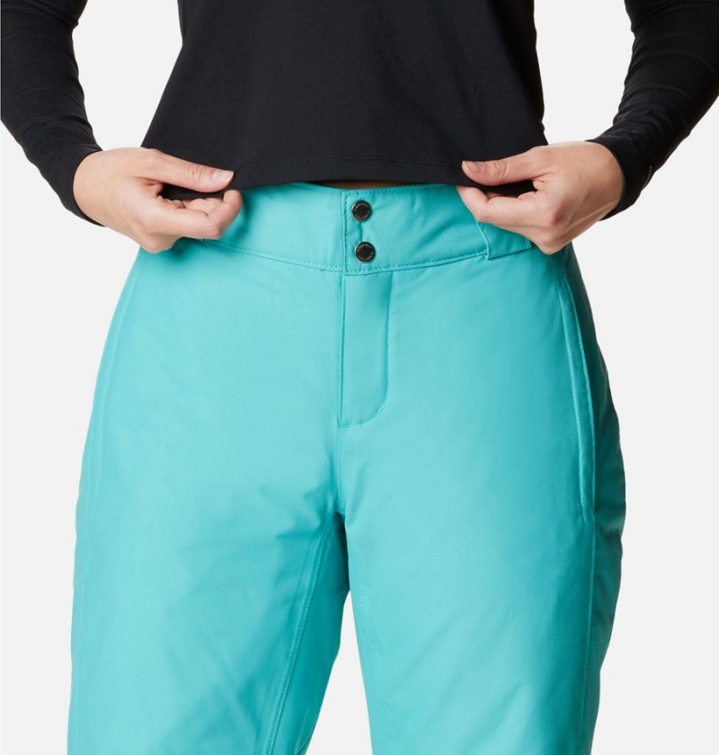 Turquoise Columbia Bugaboo Omni Heat Insulated Ski Women's Pants | 47503NYMI