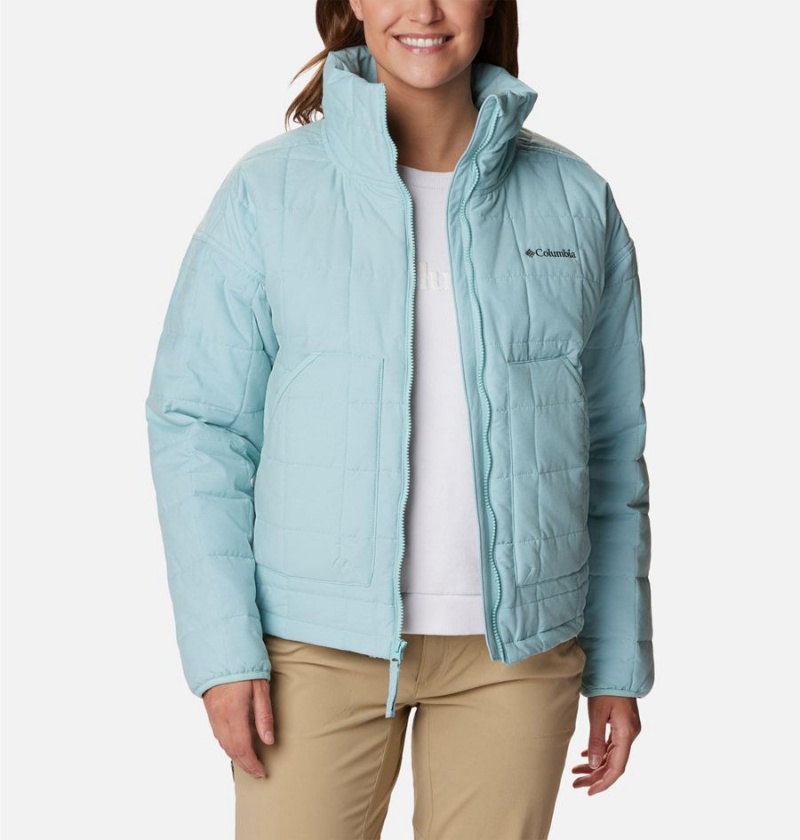 Turquoise Columbia Chatfield Hill II Women's Puffer Jacket | 59207NKUR