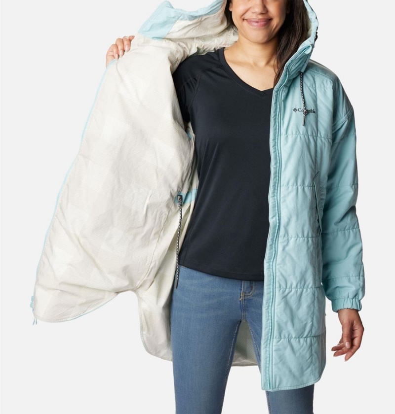 Turquoise Columbia Chatfield Hill Novelty Women's Coats | 94612NSKE