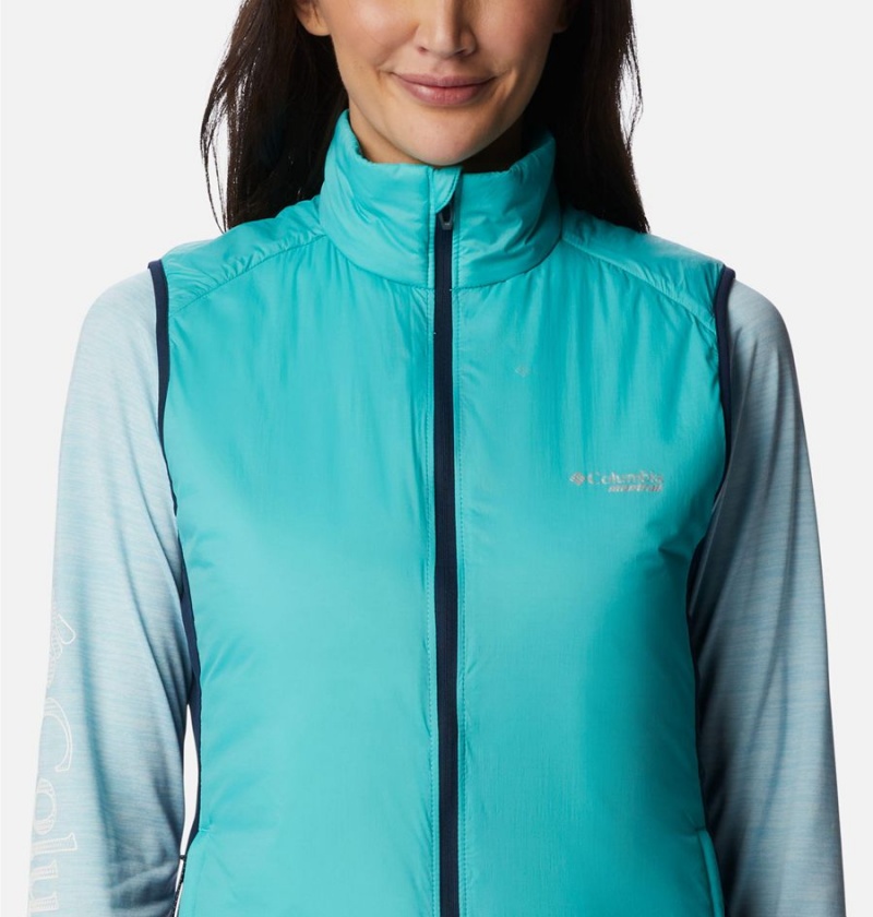 Turquoise Columbia Endless Trail Running Women's Vest | 72354ITAU