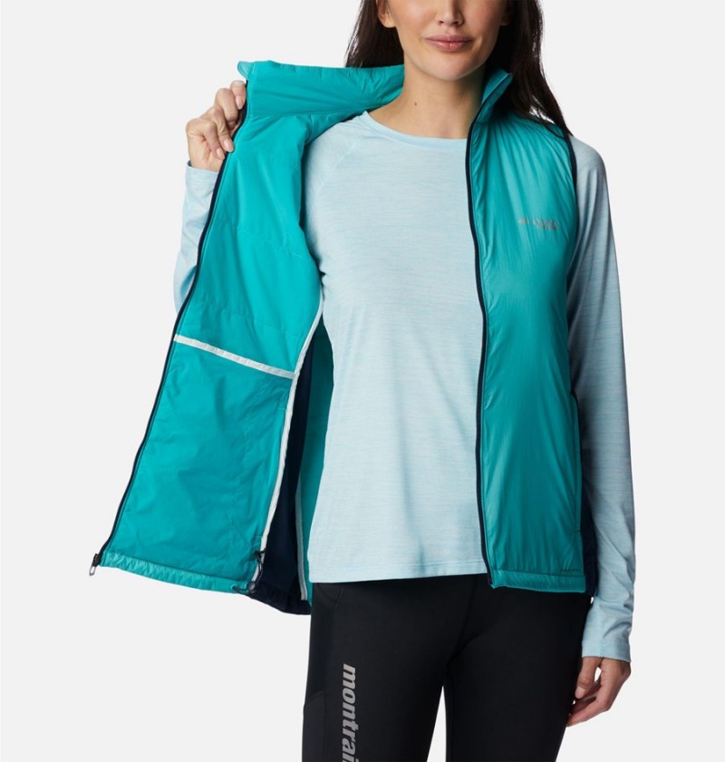 Turquoise Columbia Endless Trail Running Women's Vest | 72354ITAU