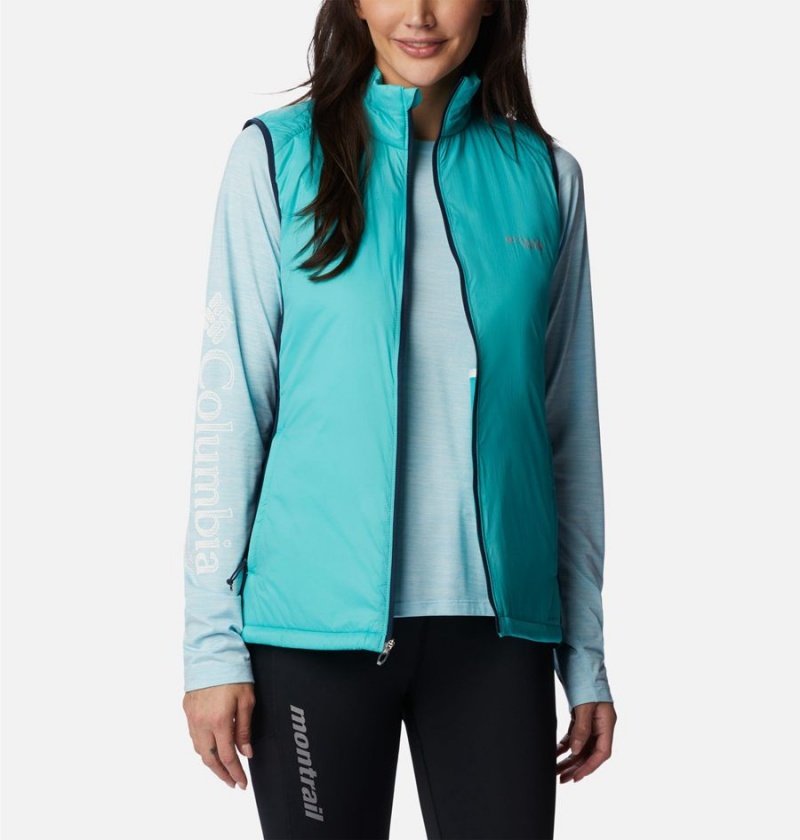 Turquoise Columbia Endless Trail Running Women's Vest | 72354ITAU