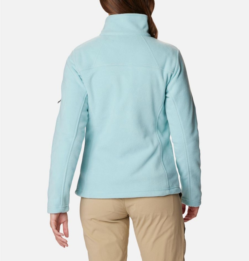 Turquoise Columbia Fast Trek II Women's Fleece Jacket | 34890DONW