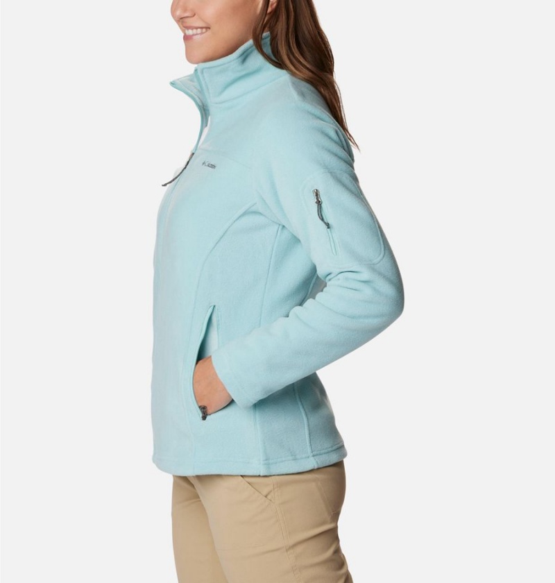 Turquoise Columbia Fast Trek II Women's Fleece Jacket | 34890DONW