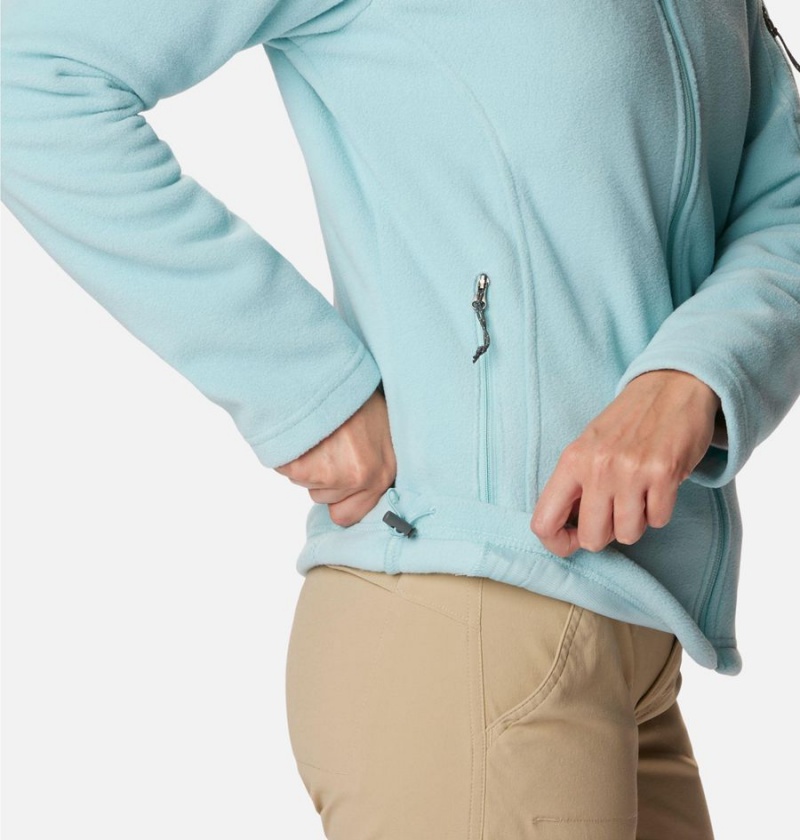 Turquoise Columbia Fast Trek II Women's Fleece Jacket | 34890DONW